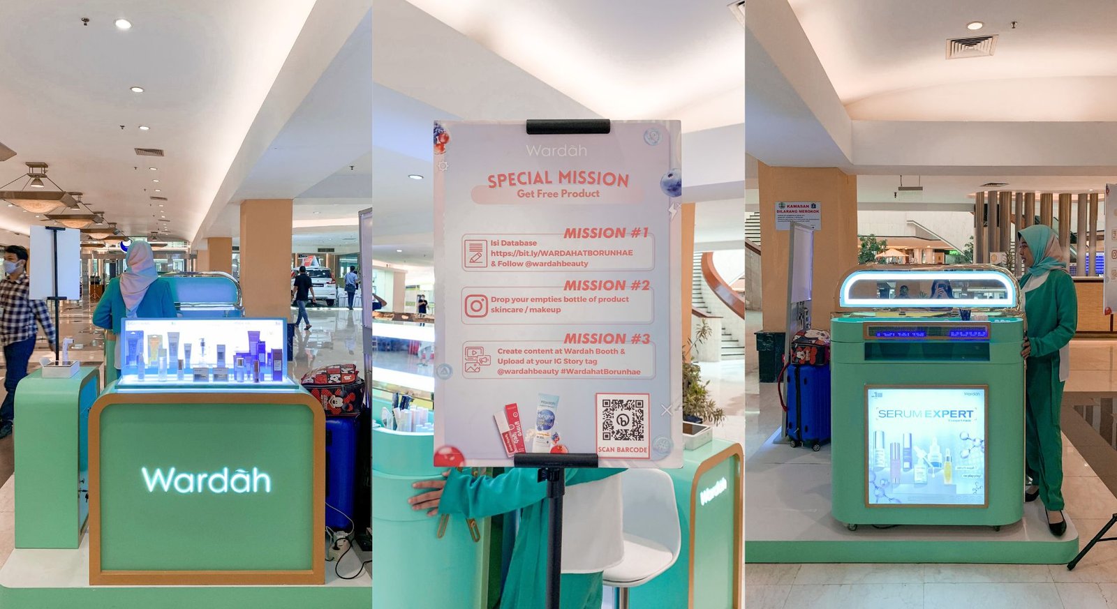 booth wardah di Bidakara